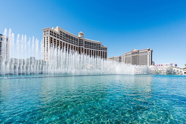 Bellagio Fountains in Nevada