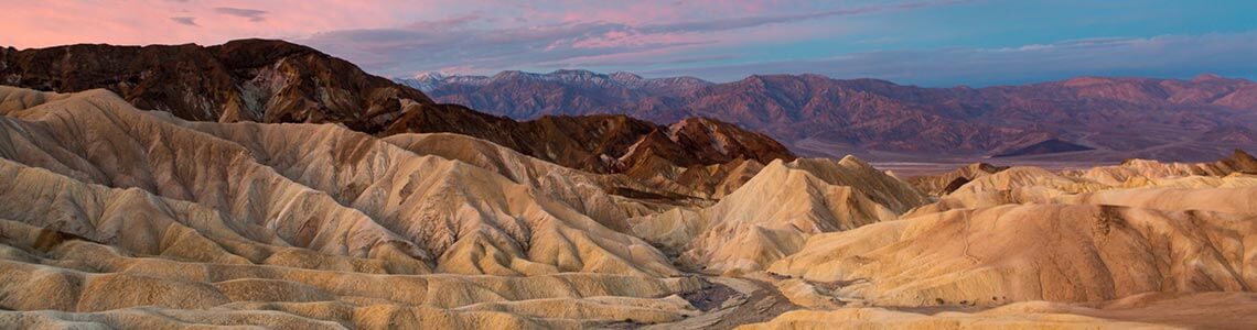 Death Valley at sunrise in Nevada