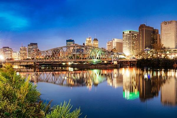 Newark Skyline in New Jersey