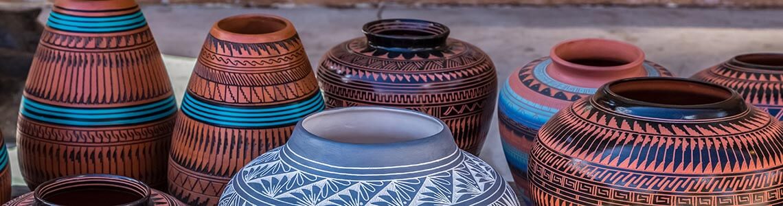 Pottery in Santa Fe, New Mexico
