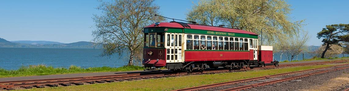 Astoria Historic Riverfront Trolley in Oregon