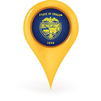 oregon map pin