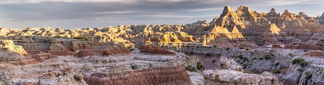 Badlands in South Dakota
