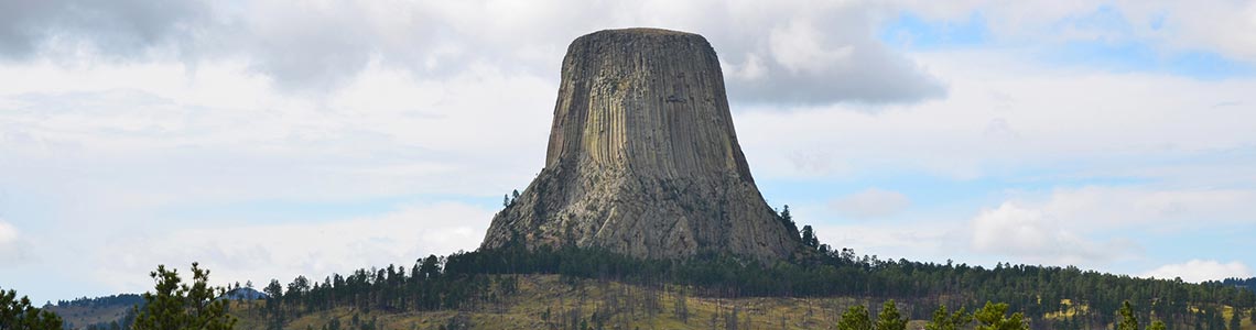 Devils Tower in South Dakota