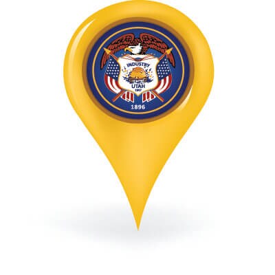 Utah Map Pin