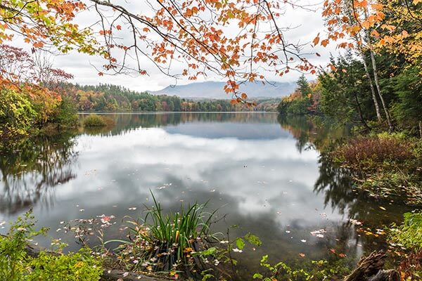 Waterbury Reservoir in Vermont