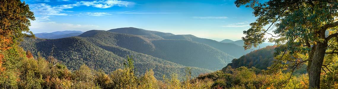 Blue Ridge Mountains in Virginia