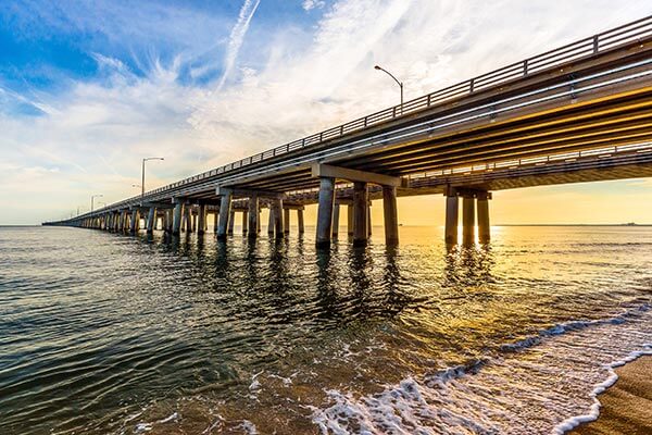 Chesapeake Bay Bridge in Virginia