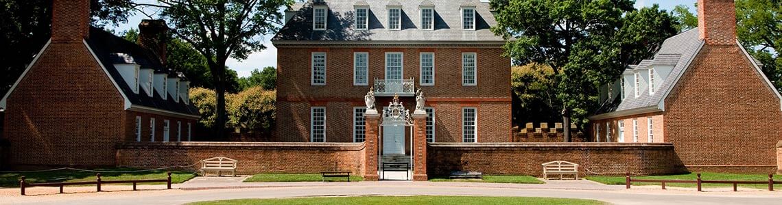 Governors Palace in Virginia