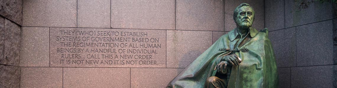 Franklin Delano Roosevelt Memorial in Washington D.C