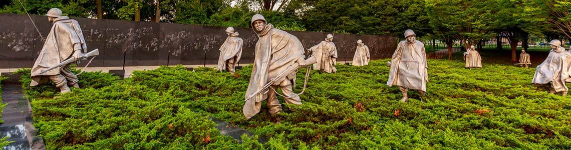 Korean War Veterans Memorial in DC