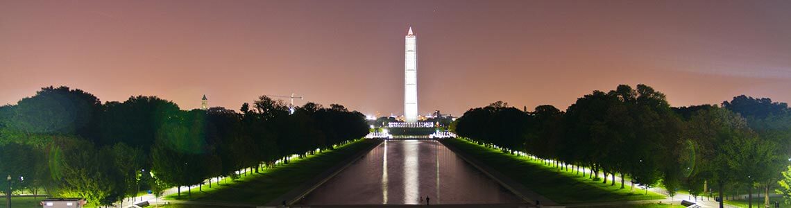 Washington Memorial at the National Mall in DC 