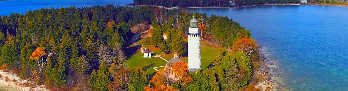 Lighthouse in Door County, Wisconsin