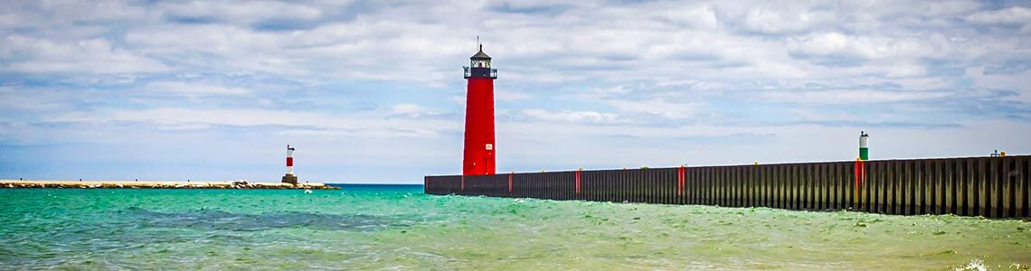 Lighthouse in Kenosha Wisconsin 