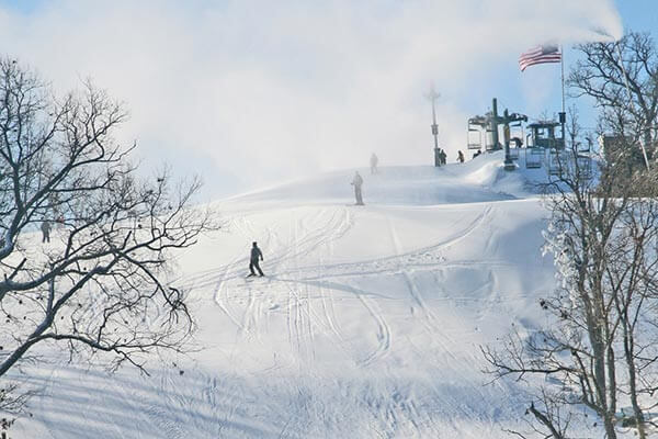 Ski hill in Central Wisconsin