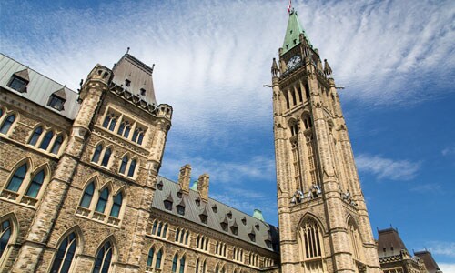Parliment building in Canada