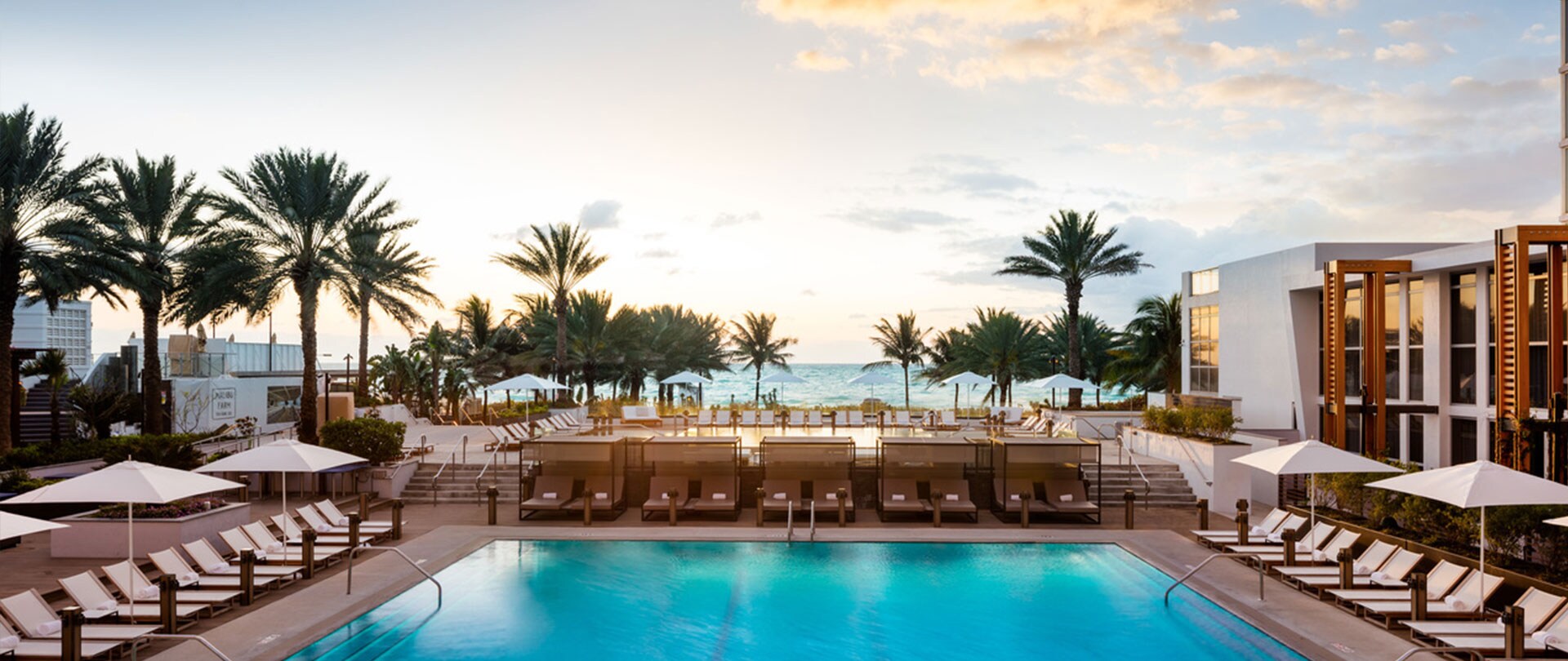 Pool at Eden Roc hotel in Florida