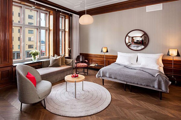 Room at the Bergen Bors Hotel in Norway