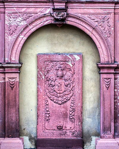 Red Door in Frankfurt Germany